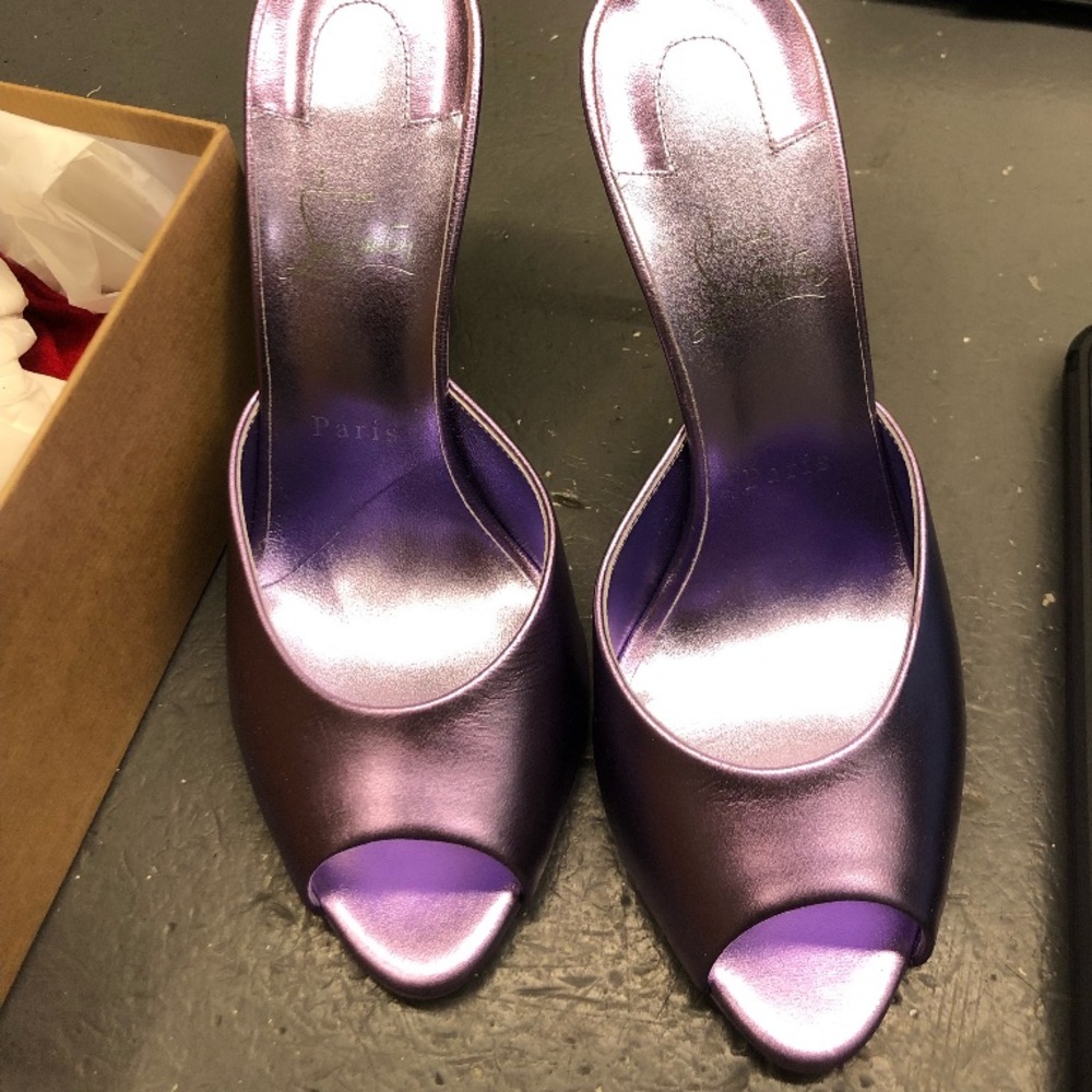 Christian Louboutin Me Dolly Mule Lilac Purple (Brand New)